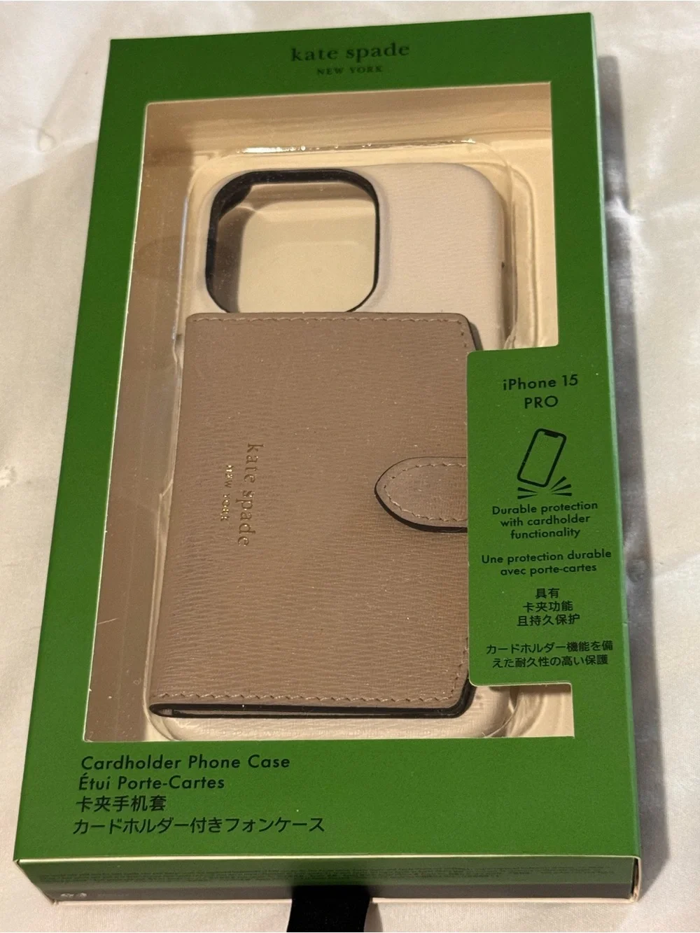 Kate Spade New York Morgan Colorblocked Cardholder Wallet Case iPhone 15 Pro
